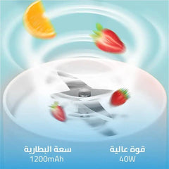 Portable Mini Personal Blender Bottle USB Rechargeable Juicer Cup Smoothie Maker