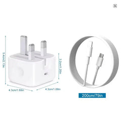 USB-C PD Plug mobile phone Charger For iPhone 14 13 12 11 Pro Max 8 7 6 6s Plus