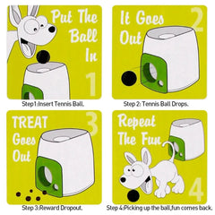 Dog Automatic Ball Launcher Convenient Pet Ball Thrower Interactive Game UK New