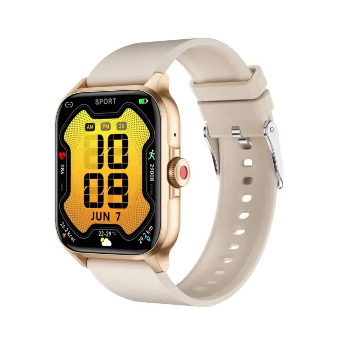 QX15 Smartwatch Bluetooth Fitness Tracker Heart Rate Monitor Sports Watch Android iOS