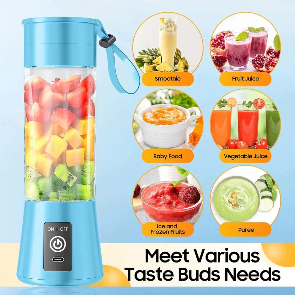 USB Mini Rechargeable Personal Blender | Smoothie & Shake Maker | Portable Fruit Juicer – UK Stock