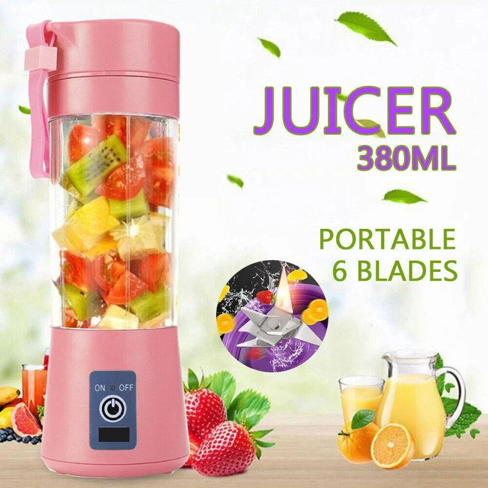 USB Mini Rechargeable Personal Blender | Smoothie & Shake Maker | Portable Fruit Juicer – UK Stock