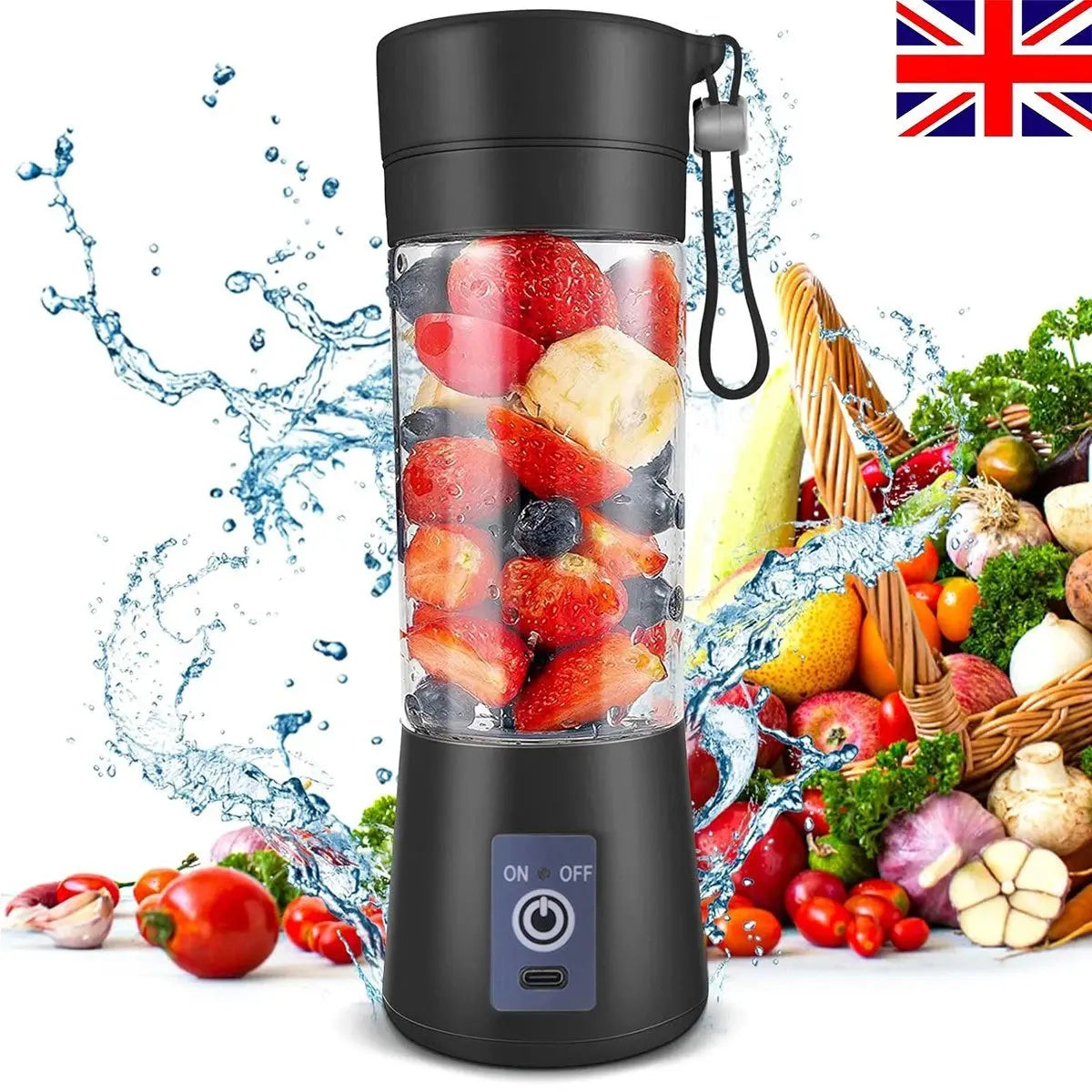 USB Mini Rechargeable Personal Blender | Smoothie & Shake Maker | Portable Fruit Juicer – UK Stock