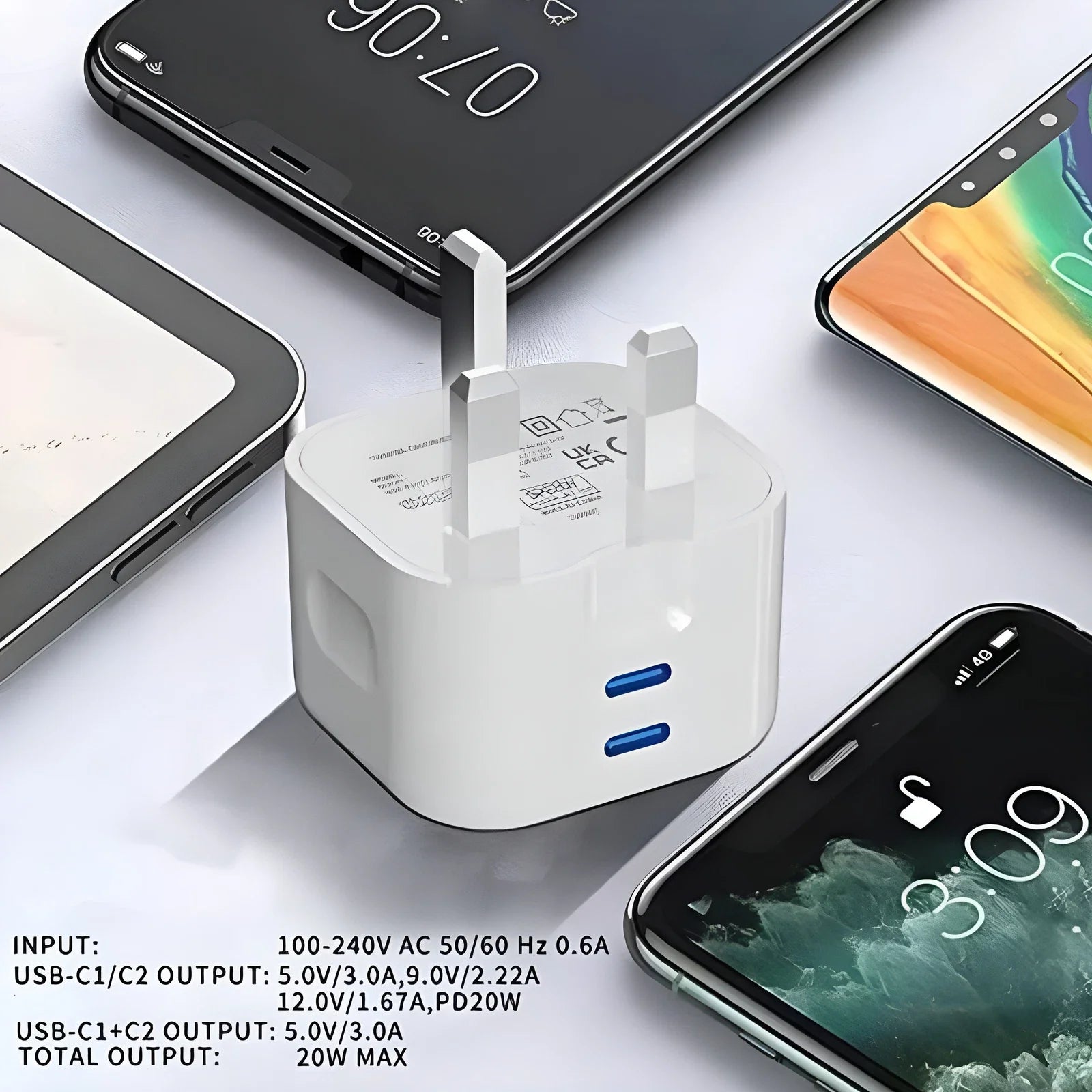 USB-C PD Plug mobile phone Charger For iPhone 14 13 12 11 Pro Max 8 7 6 6s Plus