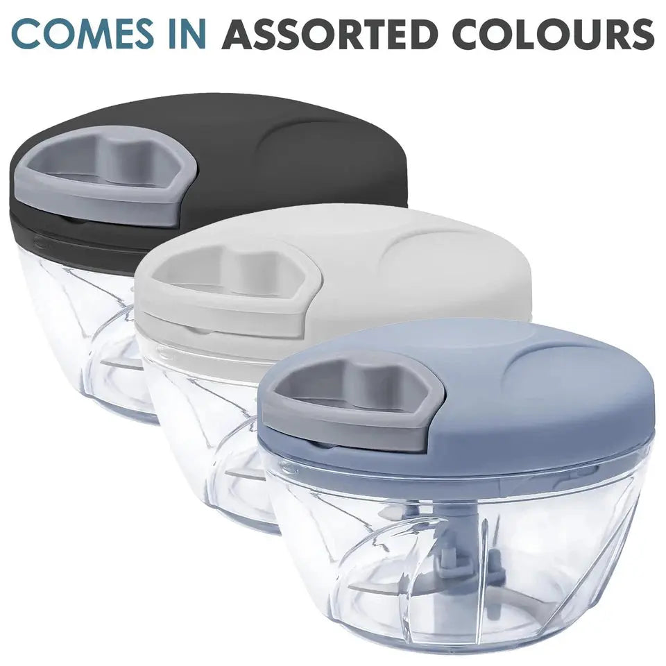 Pull Cord Manual Vegetable Cutter Pulling Food Chopper Hand Blender Kitchen Tool