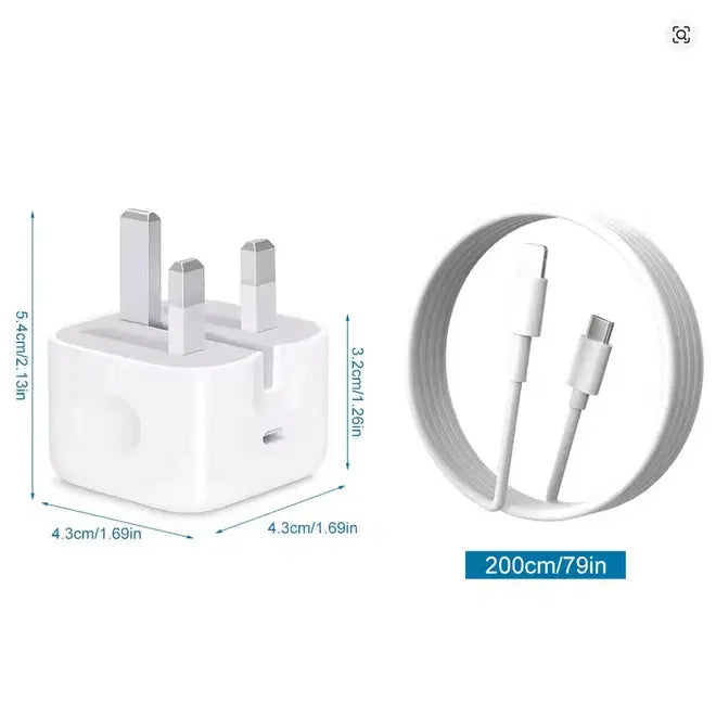 USB-C PD Plug mobile phone Charger For iPhone 14 13 12 11 Pro Max 8 7 6 6s Plus