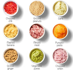 Manual Pull Cord Food Chopper Vegetable Cutter, Slicer & Hand Blender Kitchen Tool UK Fast Delivery